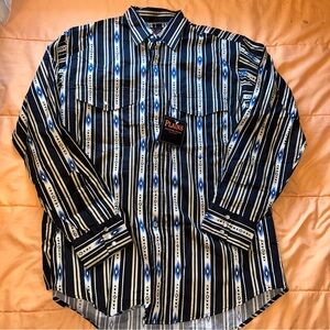 Plains weastern wear snap button mens top